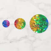 Confettis Rainbow Parties scintillant Table Scatter Festive (Derrière)