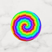 Confettis Rainbow Spiral par Kenneth Yoncich (Petit recto)