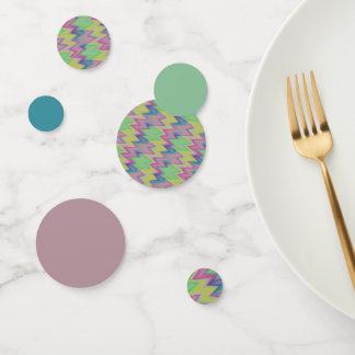Confettis Rainbow Zigzags