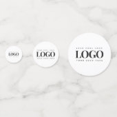 Confettis Rectangle Logo Personnalisé Entreprise Parti (Devant)