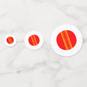Confettis Red Cricket Ball (Devant)