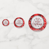 Confettis Red Gorgey Emerald Joyeux Noël (Derrière)