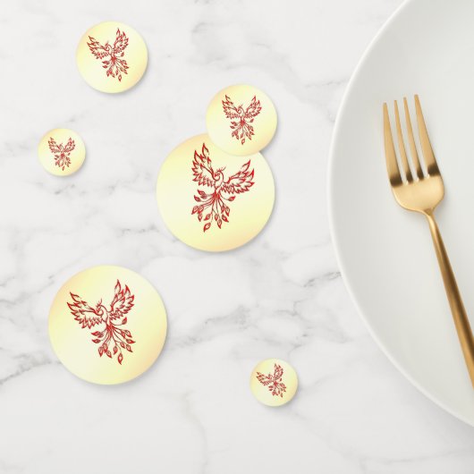 Confettis Red Phoenix Rises (Groupe)