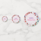 Confettis Red Strawberry Daisy fête d'anniversaire pour elle (Devant)