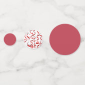 Confettis Red Streamers 50e fête d'anniversaire (Derrière)