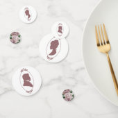 Confettis Regency Bridgerton Rose Roses Cameo (Groupe)