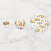 Confettis Renard des bois | Fête des animaux forestiers (Devant)