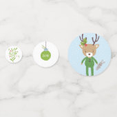 Confettis Rennes à Pyjamas Fête des Vacances (Derrière)