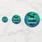 Confettis Requin infecté à tout âge Anniversaire Photo (Devant)