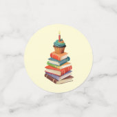 Confettis Réserver Anniversaire Enfants Lecture (Petit recto)