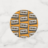 Confettis Retro 80's 90's Cassette Musique Anniversaire (Petit recto)