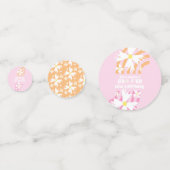 Confettis Retro Daisy Way Deux Super Rainbow Party (Derrière)