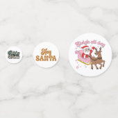 Confettis Retro Holiday Funny Christmas (Derrière)