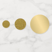 Confettis Réunion au lycée Noir, Or (Derrière)