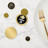 Confettis Réunion au lycée Noir, Or (Groupe)