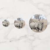 Confettis Rhino blanc (Devant)