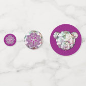 Confettis Rosace bleu ou rouge pour bébé&enfant (Derrière)