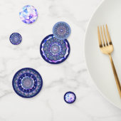 Confettis Rosace bleue (Groupe)