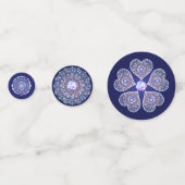 Confettis Rosace bleue (Derrière)