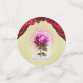 Confettis Rose enchanté Jaune Rouge Bleu Élégant Parti (Petit recto)