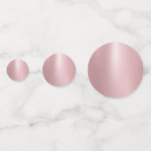 Confettis Rose Parties scintillant or look élégant Modèle bl (Devant)