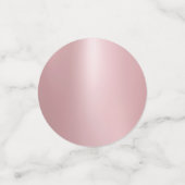 Confettis Rose Parties scintillant or look élégant Modèle bl (Petit recto)