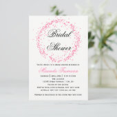 Confettis roses - invitation de la Fête de la (Debout devant)