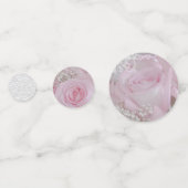 Confettis Roses roses douces et souffle du bébé (Derrière)
