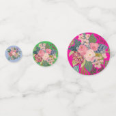 Confettis Roses roses posh (Devant)