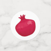 Confettis Rosh Hashanah Nouvelle année Fleur de grenade Wrea (Petit recto)