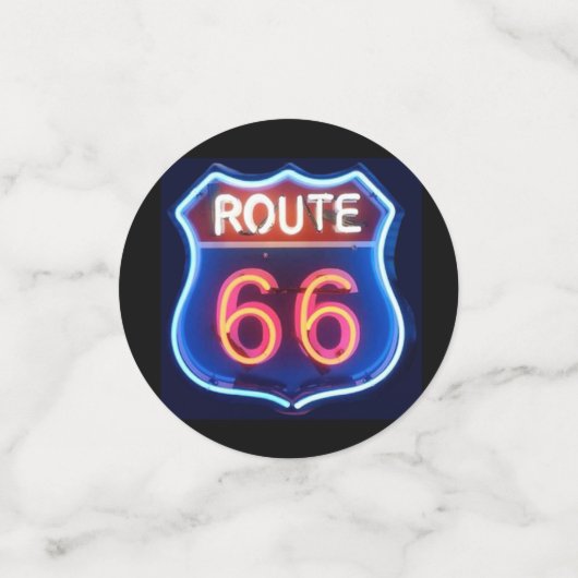 Confettis Route 66 (Petit recto)