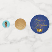 Confettis Royal African Prince|Blue|Baby Blue & Gold Parties (Derrière)