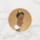 Confettis Royal African Prince|Blue|Baby Blue & Gold Parties (Petit recto)