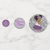 Confettis Royal African Princess Purple & Silver (Derrière)