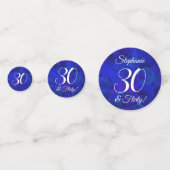 Confettis Royal Blue 30 et Flirty Birthday Party (Devant)
