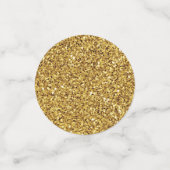 Confettis Royal Blue Gold Prince Anniversaire (Petit recto)