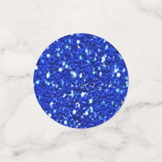 Confettis Royal Blue Sparkly Faux Parties scintillant Joyeux (Petit recto)