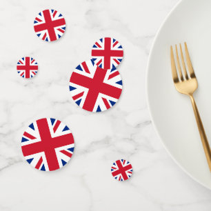 Confettis Royaume-Uni Union Jack Drapeau des colonies britan