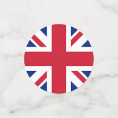 Confettis Royaume-Uni Union Jack Drapeau des colonies britan (Petit recto)