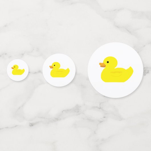 Confettis Rubber Duck Party (Devant)