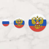 Confettis Russie Confetti, parti, drapeau russe (Derrière)