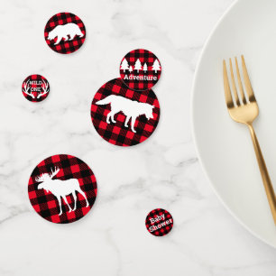 Confettis Rustique Wilderness & Animaux Plaid Adventure