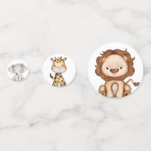 Confettis Safari moderne fête des animaux sauvages de la Jun (Derrière)