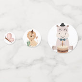 Confettis Safari Party Animal collection 1, tableau (Derrière)