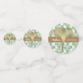 Confettis Safari Thème Anniversaire Zoo Party Foil Elephant (Devant)