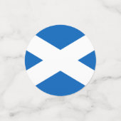 Confettis Saltire ~ Drapeau de l'Ecosse (Petit recto)