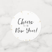 Confettis Salutations au Nouvel An (Petit recto)