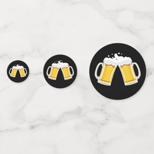 Confettis Salutations et bières à 20 ans (Derrière)