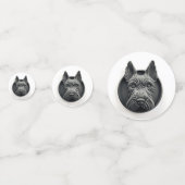 Confettis Scottish Terrier Dog 3D inspiré (Devant)