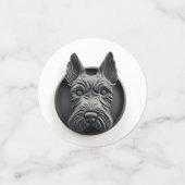 Confettis Scottish Terrier Dog 3D inspiré (Petit recto)